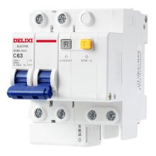 德力西(DELIXI)空气开关 HDBE63LE2C63 家用空开带漏保小型漏电保护断路器 2P63A