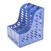 晨光(M&G)睿智系列蓝色三联办公文件框 稳固型文件架文件筐 单个装ADMN4008