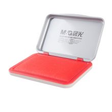 晨光(M&G)文具红色财务专用秒干印泥印台 120*80mm 单个装AYZ97517