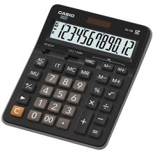 卡西欧（CASIO）GX-12B 商务计算器 超大型机 黑色经典款