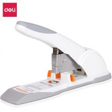 得力(deli) 0486 120页省力型重型订书机/订书器 适配23/6~23/17订书钉 带滑动标尺 白色