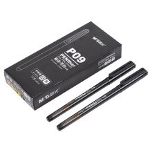 晨光(M&G)文具0.5mm黑色中性笔 黑豹系列P09签字笔  12支/盒AGPA1409