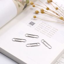 益而高（EAGLE）彩色/金属回形针镀镍防锈曲别针 银色28mm 纸盒装（100枚/盒）EG-6DPA