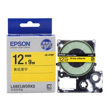 爱普生（EPSON）LK-4YBP 标签机色带 12mm 黄底黑字