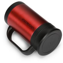 乐扣乐扣(lock&lock)真空马克杯商务杯子不锈钢水杯 红色400mL保温杯LHC4030R