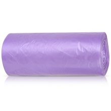 得力(deli)3卷(90只)彩色易撕加厚型垃圾袋45*55cm 混色 9585