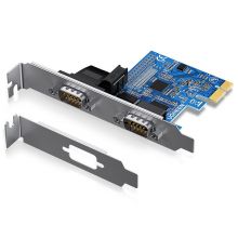 绿联 PCI-E转RS232双串口转接卡 PCI转COM串口9针接口扩展卡rs232 CM336