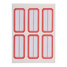 晨光(M&G)文具6枚*10页红框自粘性标签贴纸 便利便签条 YT-09