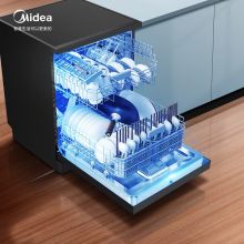 美的（Midea）13套大容量 嵌入式 家用洗碗机 热风烘干 银离子抑菌 双驱变频 RX600