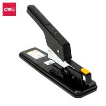 得力(deli) 0390 80页重型订书机/订书器 适配23/6~23/13订书钉 黑色