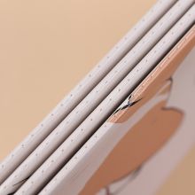 齐心(Comix)文具笔记本子/软抄本/记事本/日记本/缝线本 4本装 A5/40张 米团儿联名系列 C4928