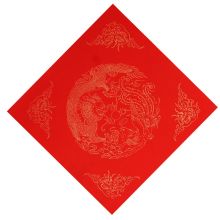 墨斗鱼 福字红纸20张空白手写福字新年洒金宣纸 7010