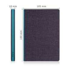 纽赛(NUSIGN)迷你64K/112页轻奢笔记本子 空白+方格内页简约布艺记事本 1本颜色随机NS243
