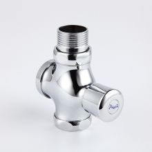 迪尔 自闭手按式铜体冲水阀 1寸铜体小体