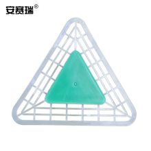 安赛瑞 小便池过滤网芳香片(10个装) 防堵塞洁厕尿斗过滤清洁香块 (三角型)700787