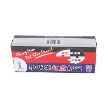 中华 120-红蓝 红蓝铅笔施工放线 特种铅笔圆杆50支/盒