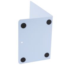 晨光(M&G)文具6.8英寸蓝绿色学生书立 书架书夹 元气系列 2个装ABS917B2