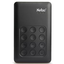 朗科（Netac）1TB USB3.0 加密移动硬盘 K390安全系列 2.5英寸 独立按键硬件加密 隐私保护