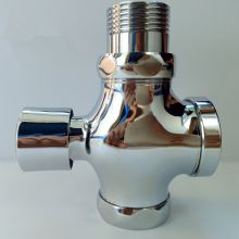迪尔 自闭手按式铜体冲水阀 1寸铜体特大体