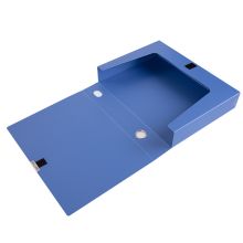 得力（deli）档案盒塑料文件盒A4资料盒文件夹收纳凭证 A4/背宽55mm 33511-10