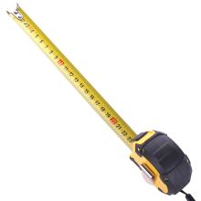 得力(deli)5m×19mm带包胶双面刻度公英双制钢卷尺 黄色 79555