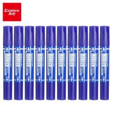 齐心（Comix）大双头防水速干油性物流记号笔大头笔 10支/盒 MK825