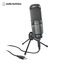 铁三角（Audio-technica）AT2020USB+ 手持电容麦克风 黑色