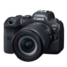 佳能 EOS R6/微单相机 全画幅微单 Vlog相机 4K视频 R6 24-105mm IS STM套装 128G卡 原装电池 包 UV镜 三脚架 原厂闪光灯