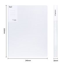 纽赛（NUSIGN）A4/40页资料册 加厚款 档案/活页插袋文件册 试卷/画册/报告 NS140