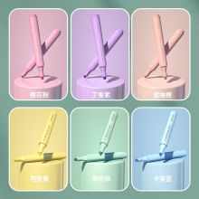 得力(deli)6色柔彩荧光笔套装水性记号笔6支/盒S605