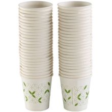 齐心(Comix)50个装200ml 7盎司加厚一次性水杯/纸杯 L303