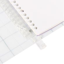 国誉(KOKUYO)格子印象活页本子5色索引分隔页 A5/40页 绿蓝WSG-RULP12GB