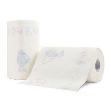 心相印 225*225mm 吸油纸 厨房用纸卷纸吸水纸 加厚擦手纸 厨房纸巾 75节卷纸*2粒（有/无印花随机发货）