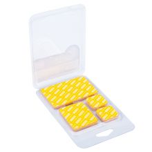 得力(deli)纳米强力无痕胶 多规格片装 双面胶 20片/包 33608 可重复使用