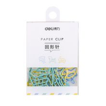 得力(deli)12枚装动物造型电镀回形针 0056