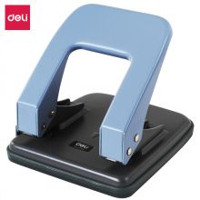 得力(deli)φ6mm可打35页两孔打孔器打孔机(带标尺) 颜色随机0104