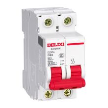 德力西电气（DELIXI ELECTRIC）微型断路器 DZ47S空气开关家用空开DZ47s  C型 2P 63A