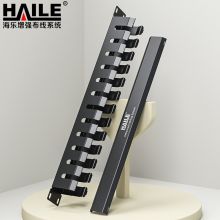 海乐HT-1U 水平机柜理线架 12格24口