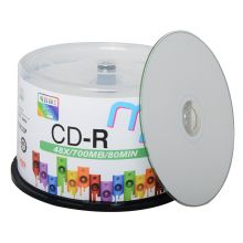 麦克赛尔(maxell)CD-R光盘 刻录光盘 可打印桶装50片
