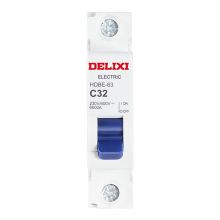 德力西(DELIXI)空气开关 HDBE631C32 空开小型断路器1P单极断路器 1P32A