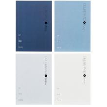 得力(deli)4本A5/40张绅调系列学生缝线软抄本 记事本日记本笔记本 FA540-4