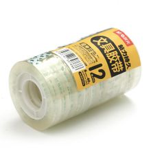 晨光(M&G)文具透明胶带 高透易撕小胶带 8mm*40y(36.56m/卷) 12卷装AJD97371