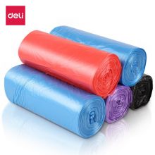 得力(deli)5卷(150只)彩色办公生活垃圾袋45*55cm 33185