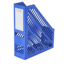 拓彩（TUOCAI）钊盛ZS 单联文件栏 加厚型资料架  ZS-18-单联蓝色