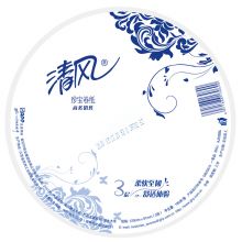 清风 大卷纸大盘纸3层180米12卷卫生纸手纸巾 AJ00BBL