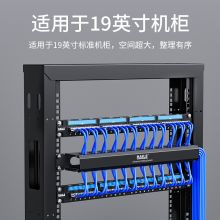 海乐HT-1U 水平机柜理线架 12格24口