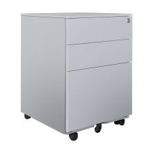 冠枚办公矮柜 活动柜 移动文件柜矮柜 优雅银 600*390*520