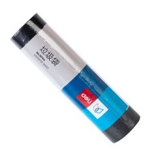 得力(deli)单卷(10只)加厚八角点断式办公生活大容量垃圾袋100*120cm 黑色18744