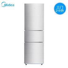 美的（Midea）家用冰箱三门 BCD-219TM 极光银色
