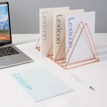 得力(deli)10本A5/38张无线装订软抄本记事本 33385